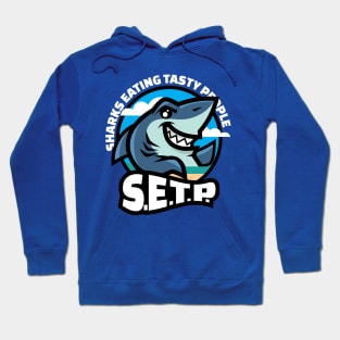 Sharks Eating Tasty People Hoodie